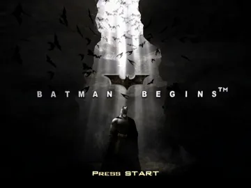 Batman Begins screen shot title